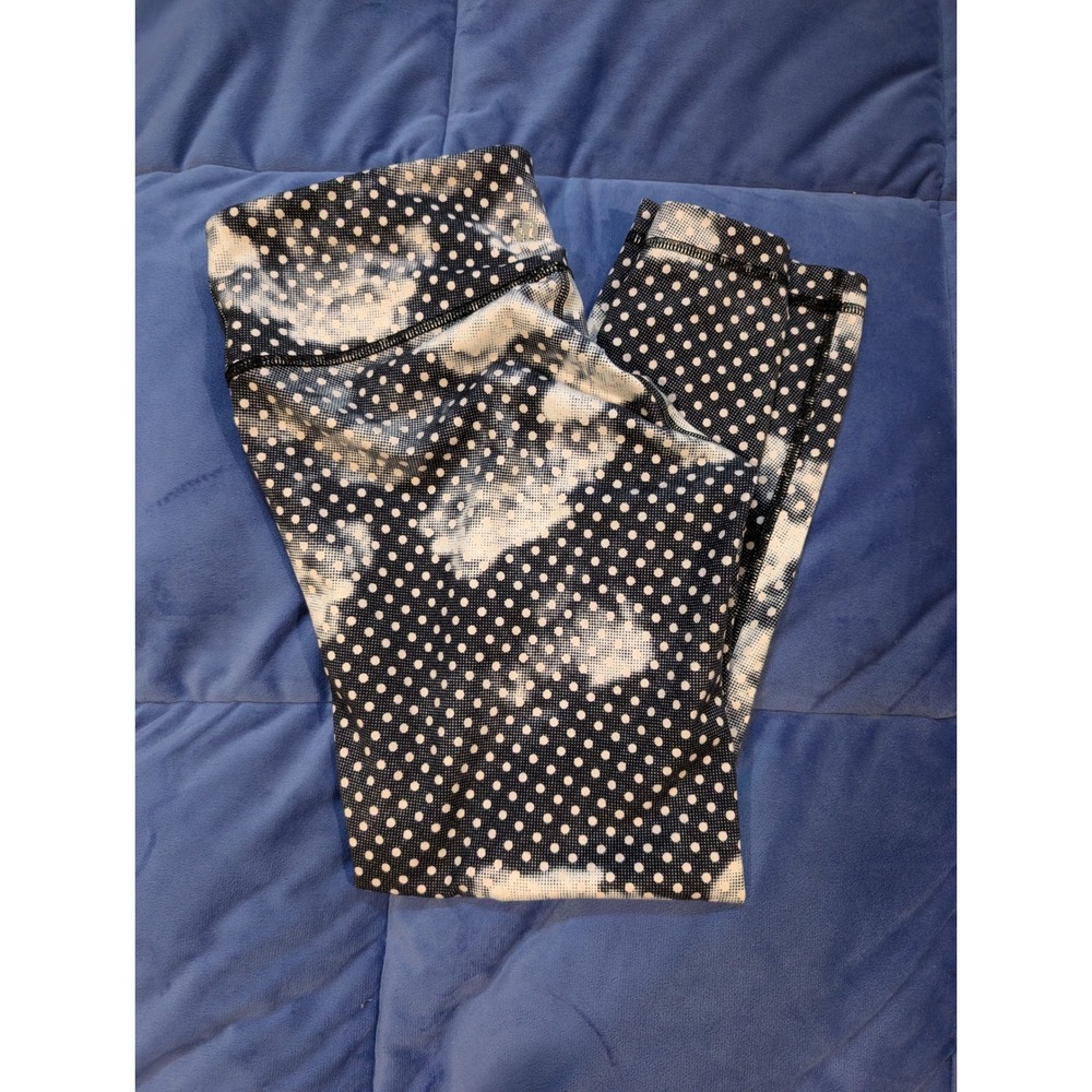 Lululemon Wunder Under Crop‎ Leggings Women Dottie Dream - Size 6